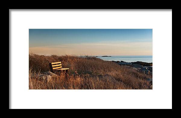 Sunset Framed Print featuring the photograph Available Seating by Robin-Lee Vieira