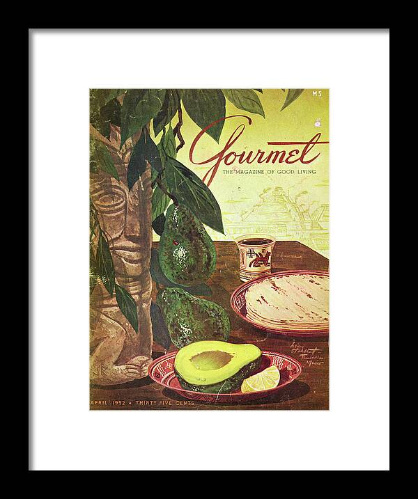 Food Framed Print featuring the photograph Avocado And Tortillas by Henry Stahlhut