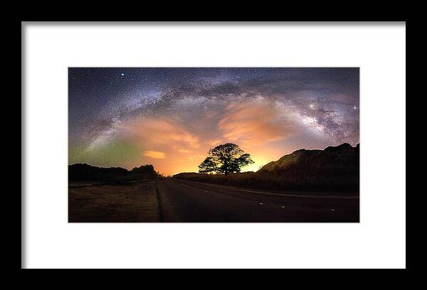 Milky Way Framed Print featuring the photograph Awaken by Micah Roemmling