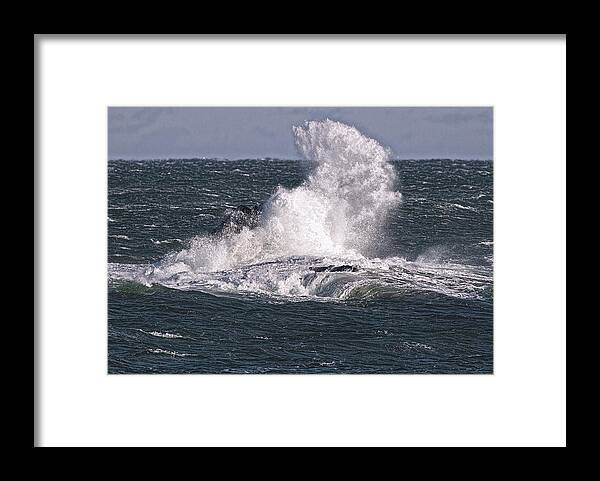 Ocean Framed Print featuring the photograph Awesome Ocean Display At Sail Rock by Marty Saccone