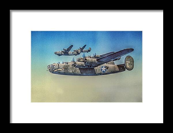 B-24 Liberator Bomber Framed Print featuring the photograph B-24 Liberator Bomber by Randy Steele