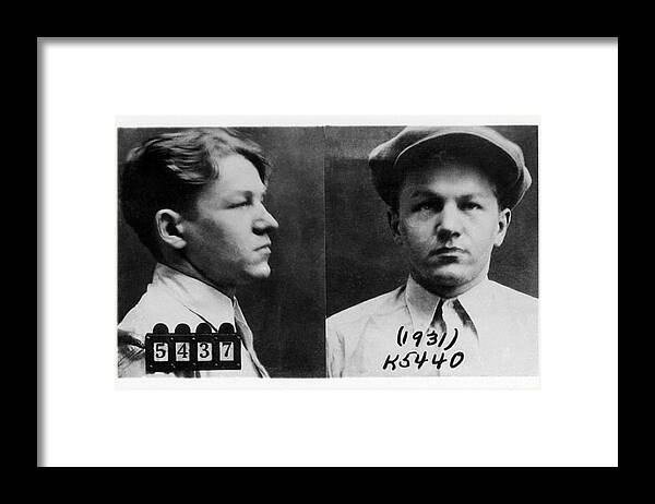 History Framed Print featuring the photograph Baby Face Nelson 1908-1934, Bank Robber by Everett