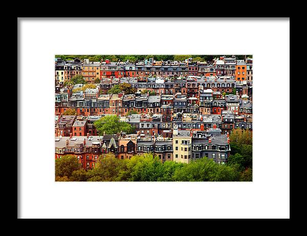Boston Framed Print featuring the photograph Back Bay by Rick Berk