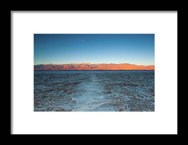 Badwater Framed Print featuring the photograph Badwater by Catherine Lau
