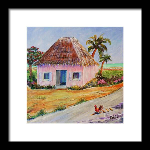 Bahama Shack Framed Print featuring the painting Bahamian Shack painting by Patricia Piffath