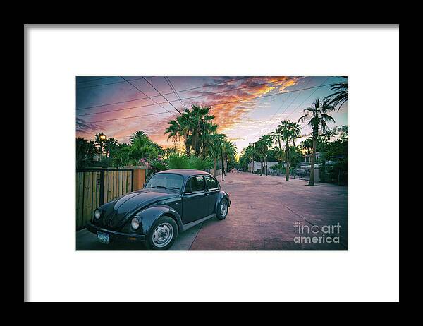 Beetle Framed Print featuring the photograph Baja Beetle by Becqi Sherman