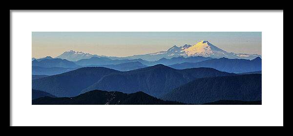 Sky Framed Print featuring the photograph Baker From Pilchuck by Brian O'Kelly