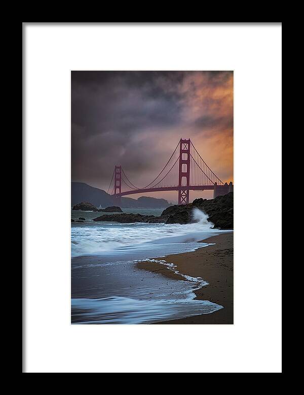 Arches Framed Print featuring the photograph Baker's Beach by Edgars Erglis