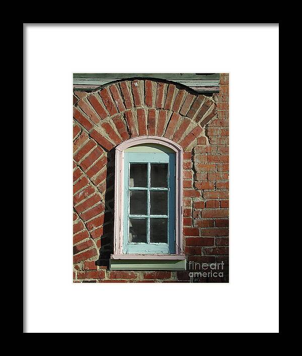 Window Framed Print featuring the photograph Bakery Window II by Jane Bucci