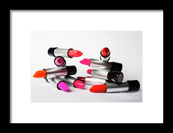 Contemporary Framed Print featuring the photograph Balance in cosmetology by Jorgo Photography