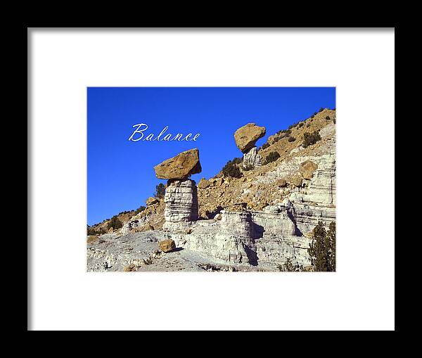 Zen Framed Print featuring the photograph Balance by Lou Novick