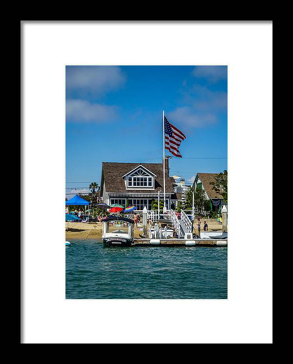 4th Of July Framed Print featuring the photograph Balboa Baby by Pamela Newcomb