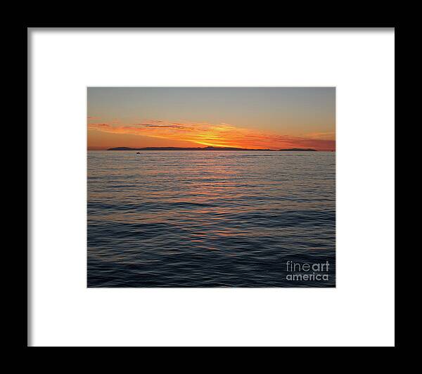 Sunset Framed Print featuring the photograph Balboa Sunset by Cheryl Del Toro