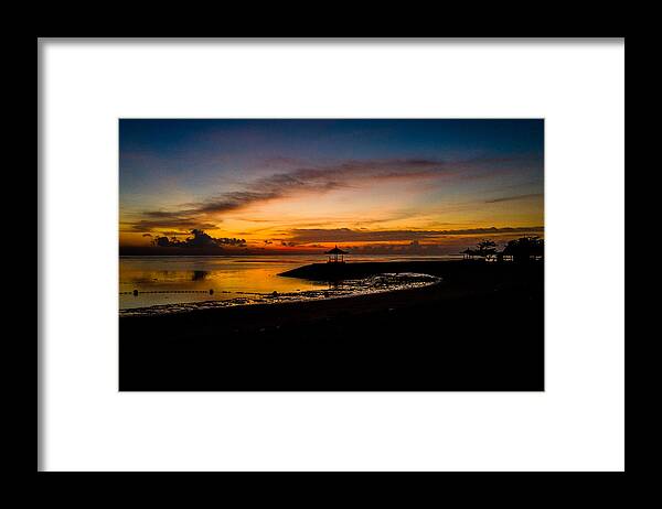 Bali Framed Print featuring the photograph Bali Beach Sunrise by M G Whittingham