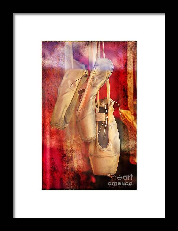 Dance Framed Print featuring the photograph Ballerina Shoes by Craig J Satterlee
