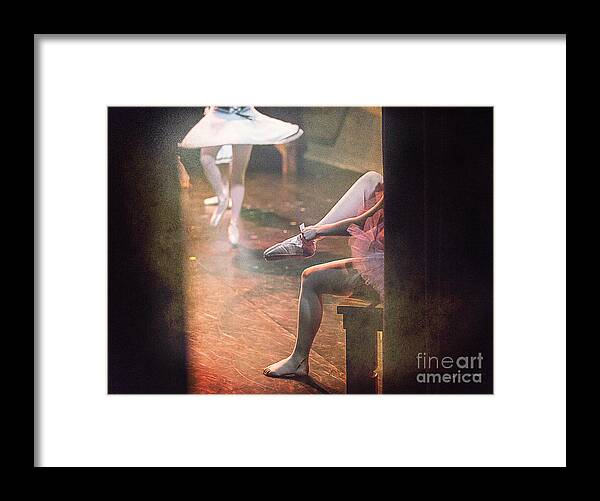Ballerina Framed Print featuring the photograph Ballet Shoe Fitting by Craig J Satterlee