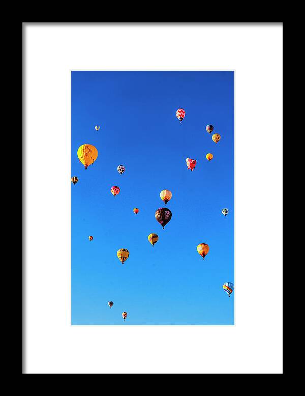 Albuquerque New Mexico Framed Print featuring the photograph Balloons Galore by Tom Singleton
