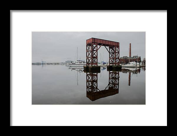 Baltimore Framed Print featuring the photograph Baltimore Canton Waterfront by Steven Richman