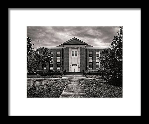 Bamberg Framed Print featuring the photograph Bamberg County Courthouse by David Palmer