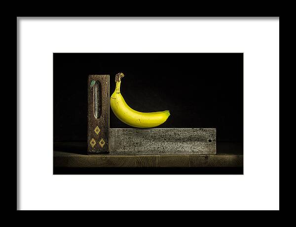 Banana Framed Print featuring the photograph Bananas ain't square by Nigel R Bell