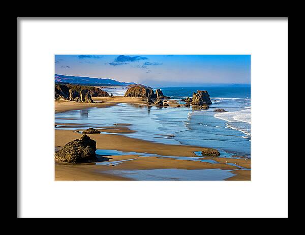 Oregon Framed Print featuring the photograph Bandon Beach by Darren White