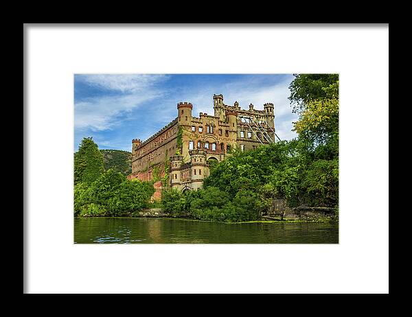 Hudson Valley Framed Print featuring the photograph Bannerman Castle on the Hudson River by John Morzen