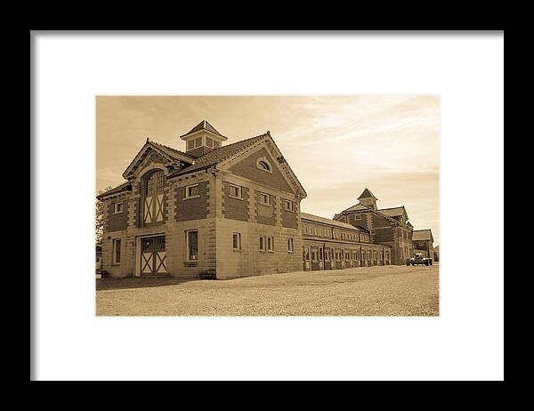 O.c. Barber Framed Print featuring the photograph Barber Piggery NW by Darrell Foster
