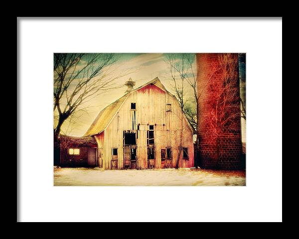 Farm Framed Print featuring the photograph Barn For Sale by Julie Hamilton