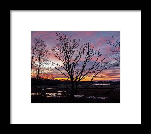 Barn Island Framed Print featuring the photograph Barn Island - Pawcatuck CT by Kirkodd Photography Of New England