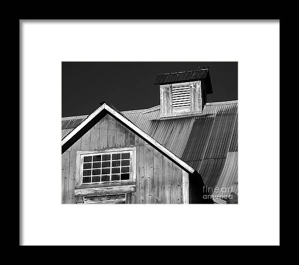 North Hero Framed Print featuring the photograph Barn Patterns by George Robinson