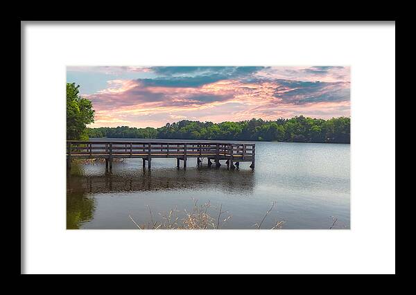 Lake Framed Print featuring the photograph Barnwell Lake by David Palmer