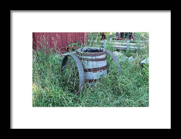 Barrel Framed Print featuring the photograph Barrel by Ira Marcus