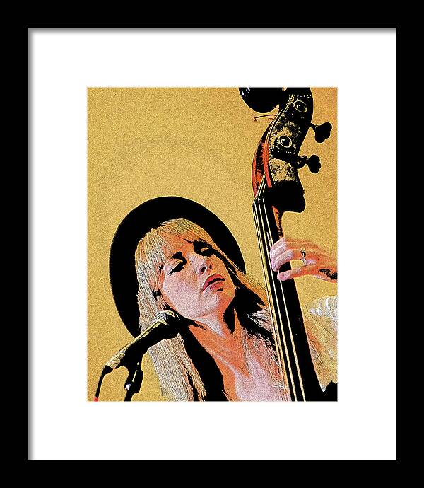 String Bass Framed Print featuring the photograph Bass Player by Jim Mathis
