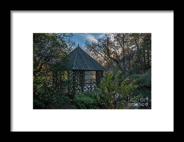 Boat House Framed Print featuring the photograph Bass Pond Boat House by Dale Powell