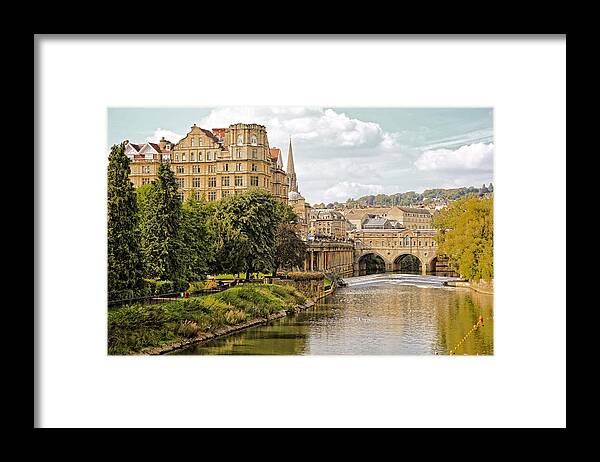 Bath Framed Print featuring the photograph Bath-On-Avon 2 by Mike Hope by Michael Hope