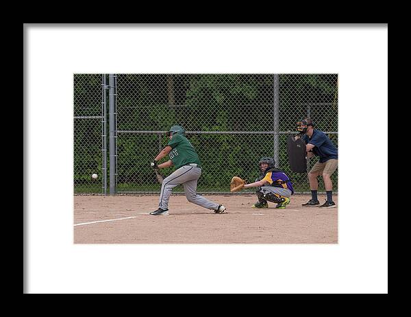  Framed Print featuring the photograph Batting II by James Meyer