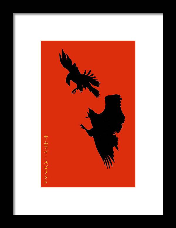Samurai Framed Print featuring the photograph Battle of the Eagles by William Jobes