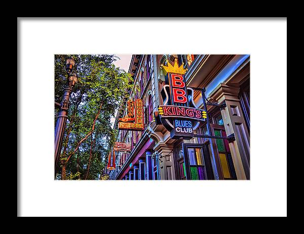 Bb King Framed Print featuring the photograph BB Kings by Diana Powell
