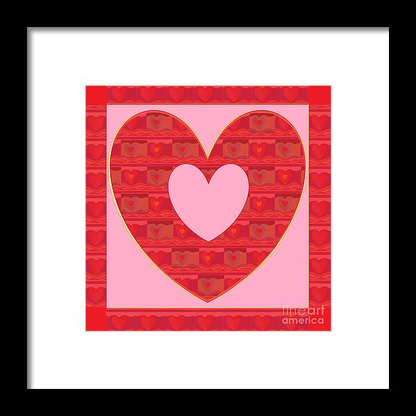 Valentine Framed Print featuring the mixed media Be Mine by Helena Tiainen