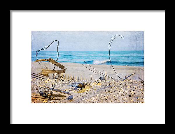Beach Framed Print featuring the photograph Beach Art by Cathy Kovarik
