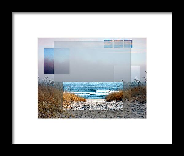 Beach Framed Print featuring the photograph Beach Collage by Steve Karol