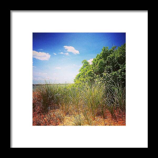 Beach Framed Print featuring the photograph Beach Day by Kate Arsenault 