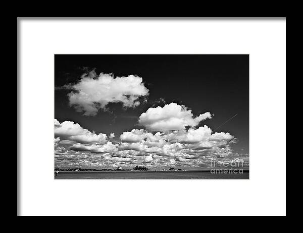 Heiko Framed Print featuring the photograph Beach Far and Wide by Heiko Koehrer-Wagner
