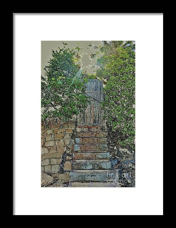 Gate Framed Print featuring the photograph Beach Gate in the Morning by Craig Wood