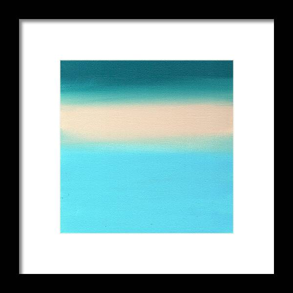 Beach Framed Print featuring the painting Beach by Sean Parnell