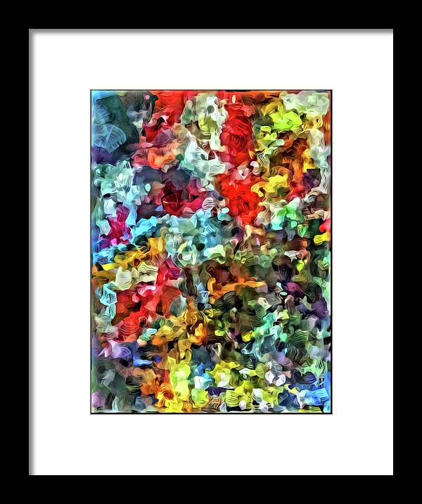 Abstract Framed Print featuring the photograph Beaded Bliss by Al Harden