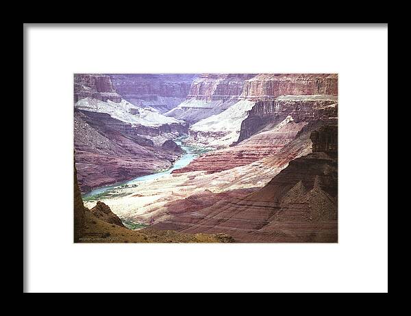  Framed Print featuring the photograph Beamer Trail, Grand Canyon by Stephen Andersen