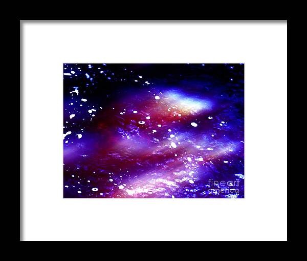 Abstract Framed Print featuring the photograph Beaming Light by Sybil Staples