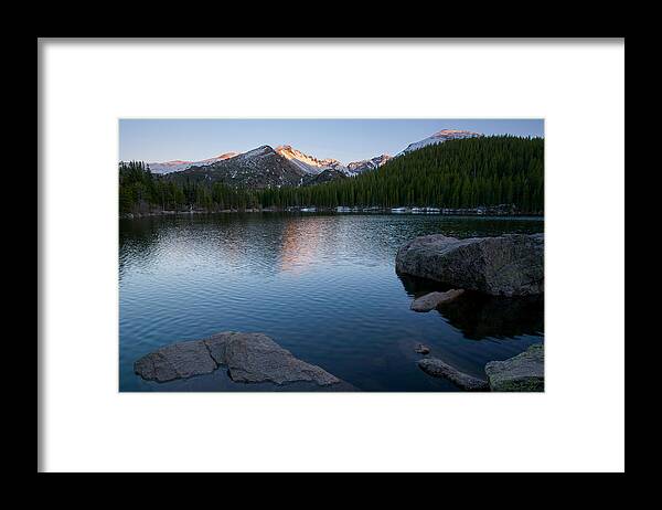 Bear Lake Framed Print featuring the photograph Bear Lake Sunset by Aaron Spong