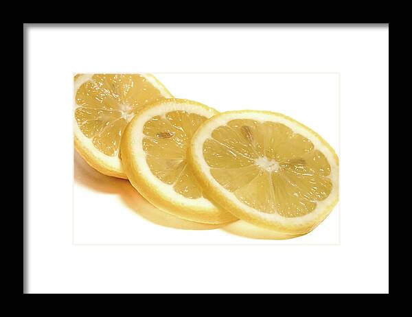 Citrus Limon Framed Print featuring the photograph Beat the heat with refreshing fruit by Nick Mares